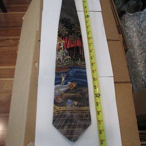 100% silk men's tie "Paradise" 5